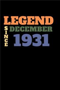 Legend since December 1931
