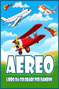 Aereo Libro Da Colorare Per Bambini