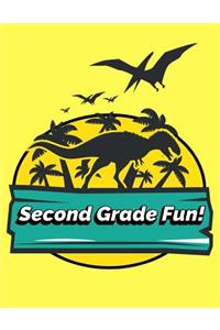 Second Grade Fun Dinosaur Notebook