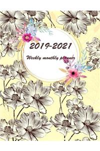 2019-2021 Weekly Monthly Planner