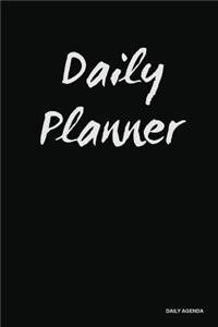 Daily Planner - Daily Agenda: Classic Black, Undated Planner, 90 Day Daily Journal, Get Stuff Done, Daily Gratitude / Self Care Journal- [Professional Binding]