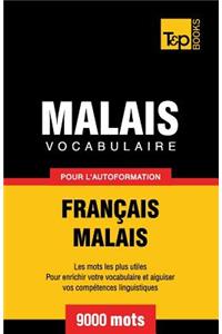 Vocabulaire français-malais pour l'autoformation. 9000 mots