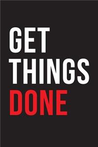 Get Things Done Notebook