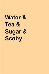 Water & Tea & Sugar & Scoby