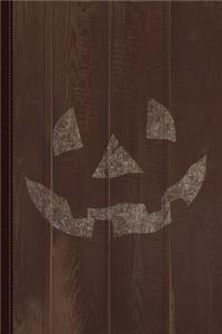 Vintage Pumpkin Face Journal Notebook