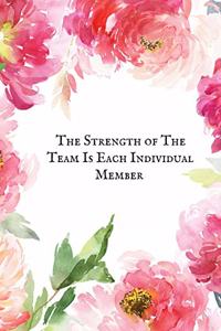 The Strength of the Team Is Each Individual Member