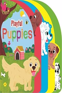 Playful Puppies (Layered Board Book)
