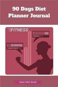 90 Days Diet Planner Journal