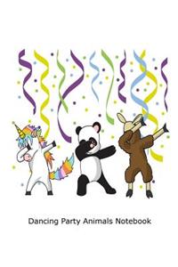 Dancing Party Animals Notebook