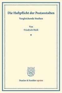 Die Haftpflicht Der Postanstalten