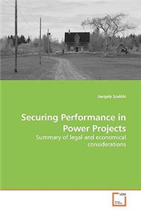 Securing Performance in Power Projects