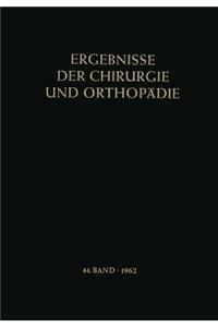 Ergebnisse Der Chirurgie Und Orthopädie