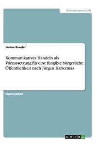 Kommunikatives Handeln als Voraussetzung für eine fungible bürgerliche Öffentlichkeit nach Jürgen Habermas