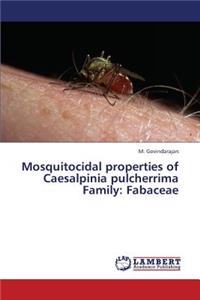 Mosquitocidal properties of Caesalpinia pulcherrima Family