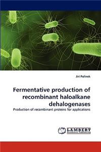 Fermentative production of recombinant haloalkane dehalogenases