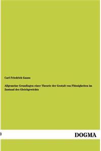 Allgemeine Grundlagen Einer Theorie Der Gestalt Von Flussigkeiten Im Zustand Des Gleichgewichts