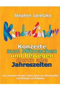 Kinderlieder-Konzerte zum Mitmachen und Bewegen durch alle Jahreszeiten
