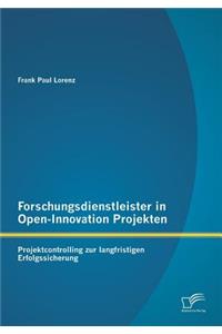 Forschungsdienstleister in Open-Innovation Projekten