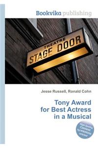 Tony Award for Best Actress in a Musical