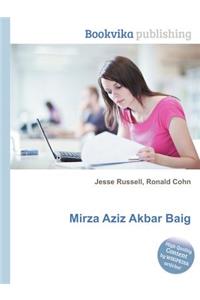 Mirza Aziz Akbar Baig