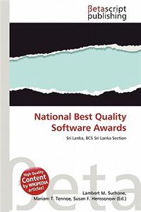 National Best Quality Software Awards