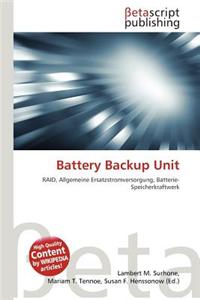 Battery Backup Unit