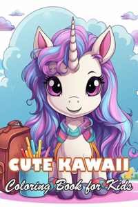 Cute Kawaii Coloring Book for Kids