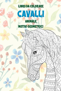 Libro da colorare - Motivi geometrici - Animale - Cavalli