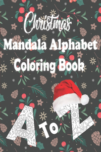 Christmas Mandala Alphabet Coloring Book