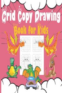 Grid Copy Drawing Book for Kids