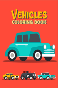 Vehicles Coloring Book