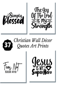 Christian Wall Décor Quotes Art Prints