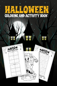Halloween Coloring and Activity Book