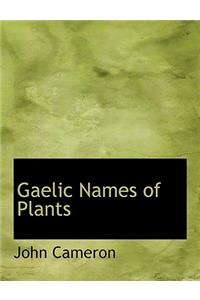 Gaelic Names of Plants