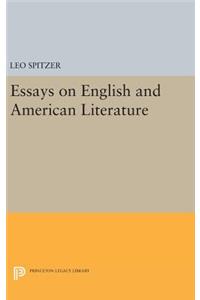 Essays on English and American Literature