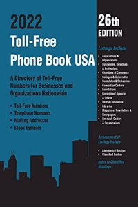 Toll-Free Phone Bk 2022 26th E