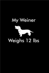 My Weiner Weighs 12 Lbs