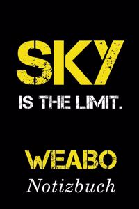 Sky Is The Limit Weabo Notizbuch