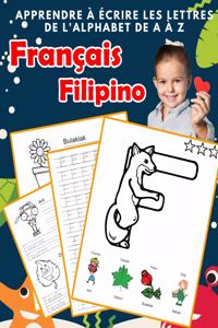 Apprendre à écrire les lettres de l'alphabet de A à Z Français Filipino