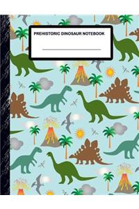 Prehistoric Dinosaur Notebook