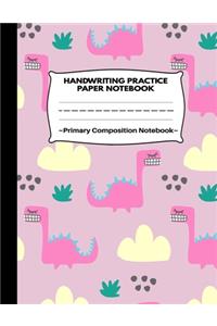 Handwriting Practice Paper Notebook Primary Composition Notebook