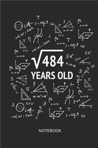 484 Years Old Notebook