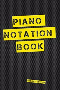 Piano Notation Book Pocket Edition