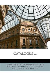 Catalogus ...