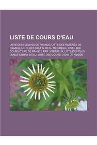 Liste de Cours D'Eau