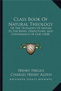 Class Book Of Natural Theology