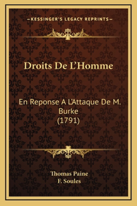 Droits De L'Homme