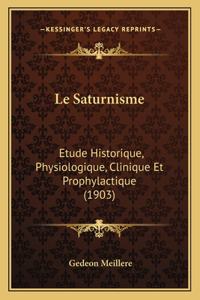 Le Saturnisme