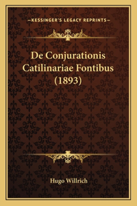 De Conjurationis Catilinariae Fontibus (1893)