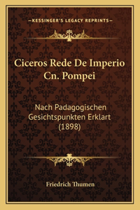 Ciceros Rede De Imperio Cn. Pompei